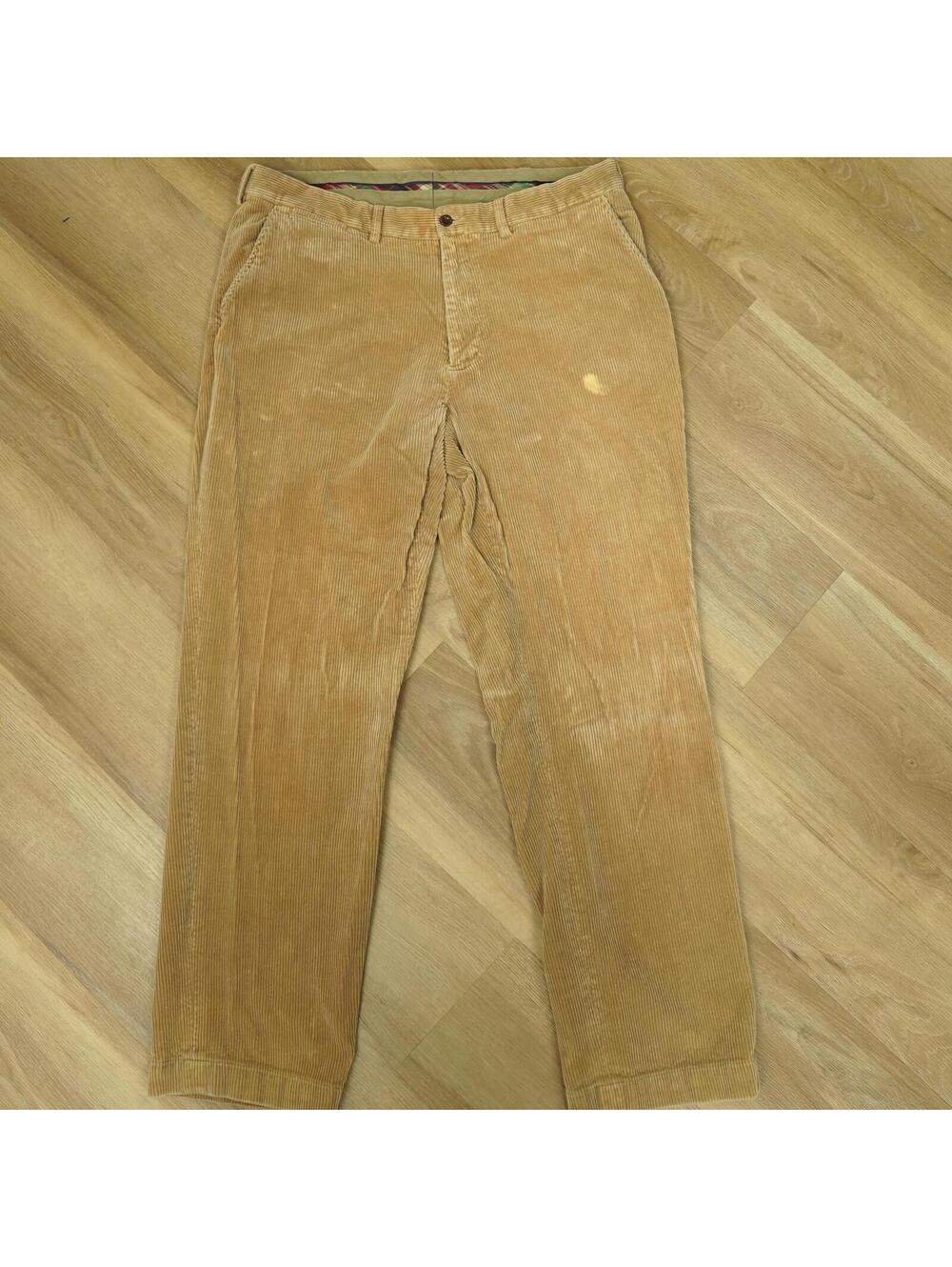 Vintage Polo by Ralph Lauren Men's Tan Corduroy Pants 36x32 - Casual